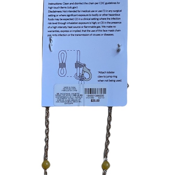 White House Black Market Convertible Accessory Chain - Picture 2 of 6